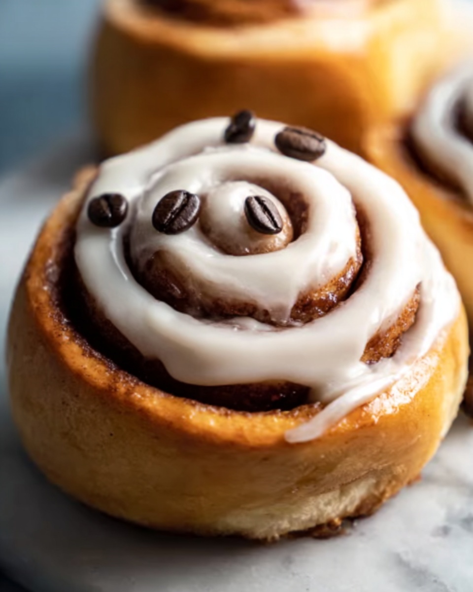 Coffee Cinnamon Rolls with Light Brown Coffee Frosting Recipe - Recipe Image