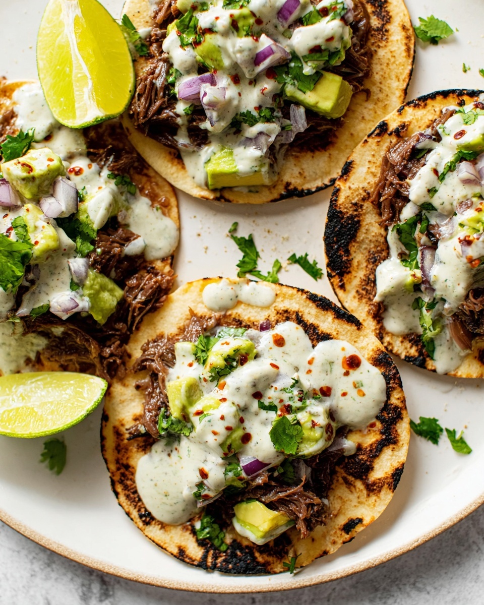 Crockpot Shredded Beef Tacos Recipe - Recipe Image