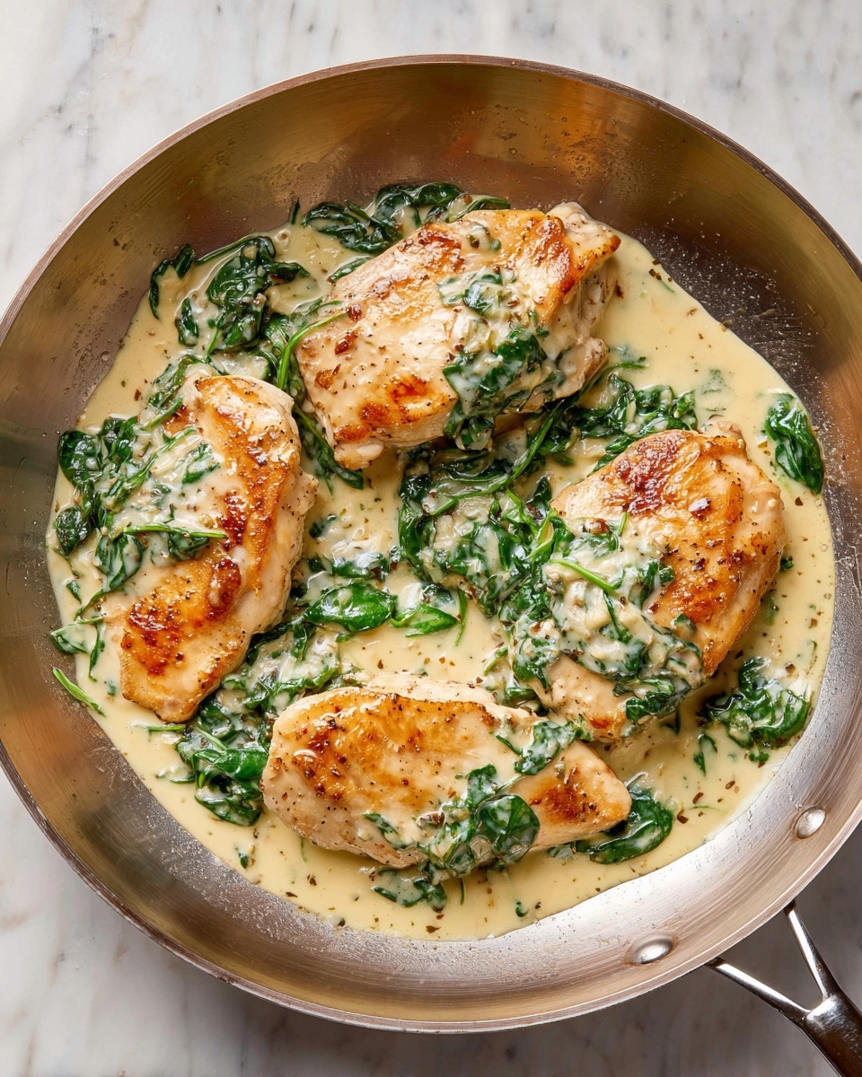 Creamy Chicken Florentine Recipe - Recipe Image