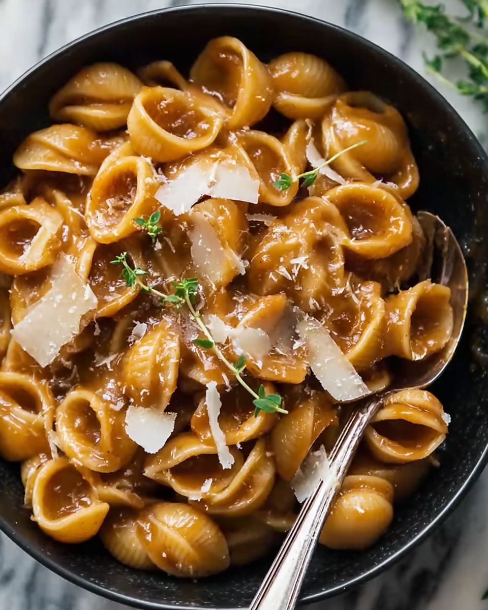 One Pot French Onion Pasta: The Ultimate Comfort Food Recipe - Recipe Image