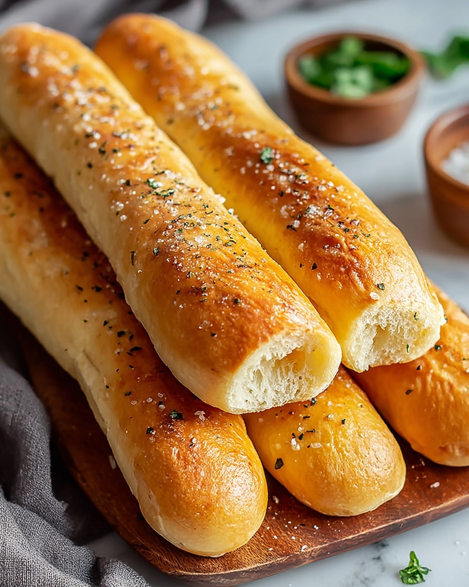 Homemade Breadsticks Recipe - Recipe Image