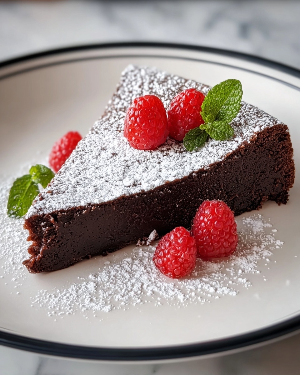 Kladdkaka (Swedish Sticky Chocolate Cake) Recipe - Recipe Image