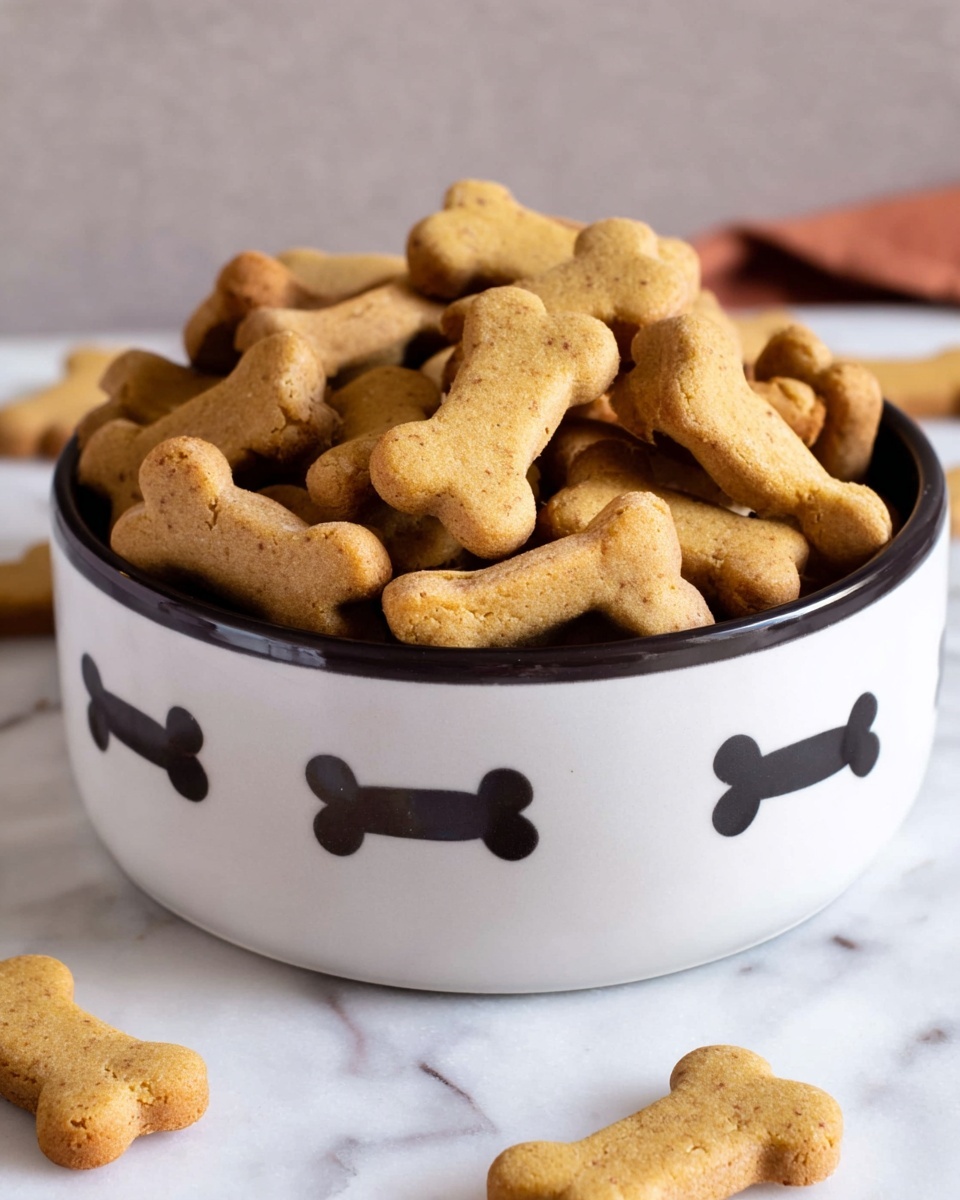 Homemade Dog Treats with Peanut Butter and Pumpkin Recipe - Recipe Image