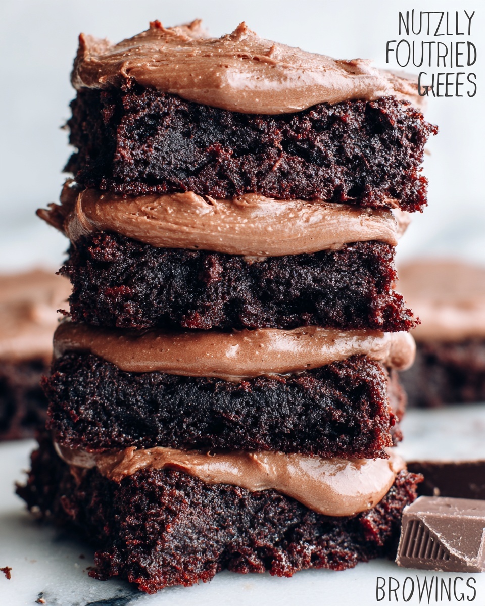 Homemade Chocolate Fudge Brownies Recipe - Recipe Image