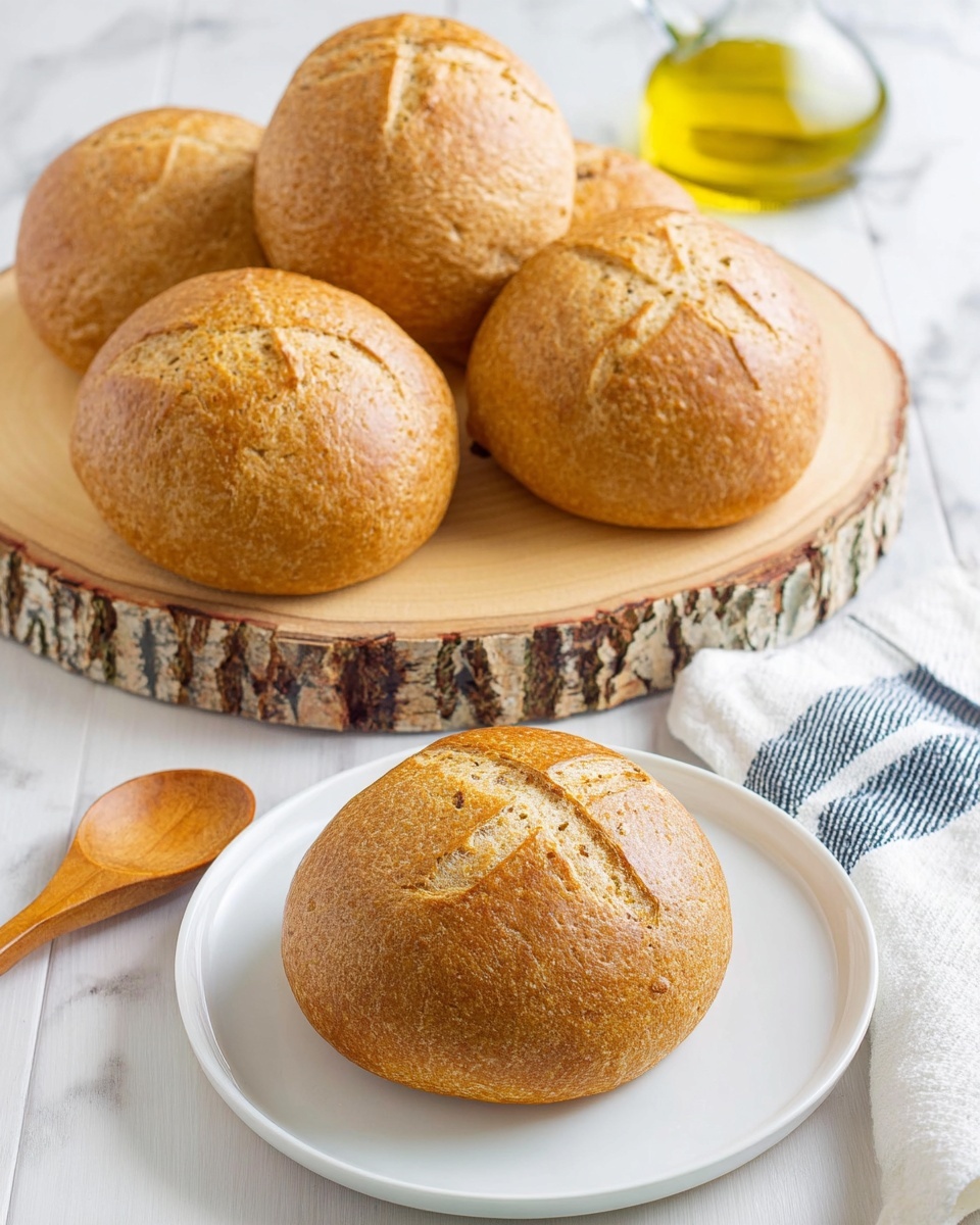 Homemade Bread Bowls Recipe - Recipe Image