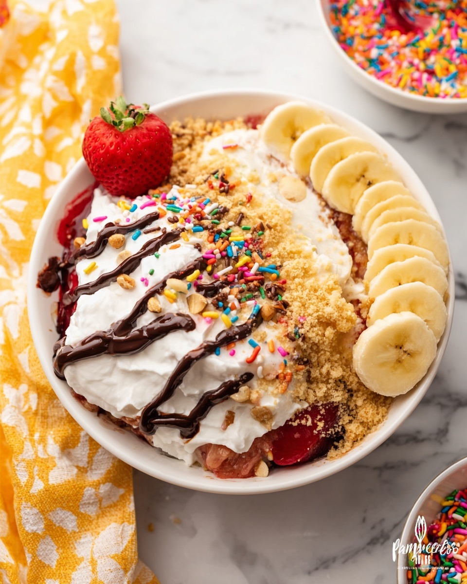 Banana Split Dump Cake Recipe - Recipe Image