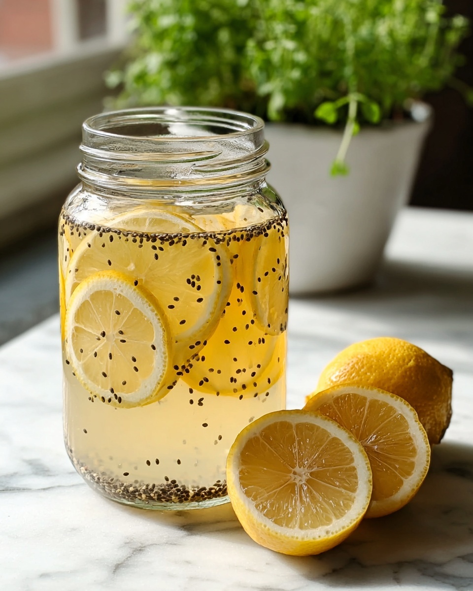Refreshing Lemon Chia Seed Water Recipe - Recipe Image