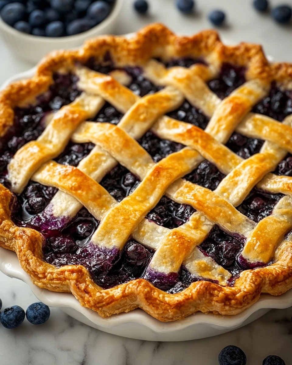 Perfect Homemade Blueberry Pie Recipe - Recipe Image