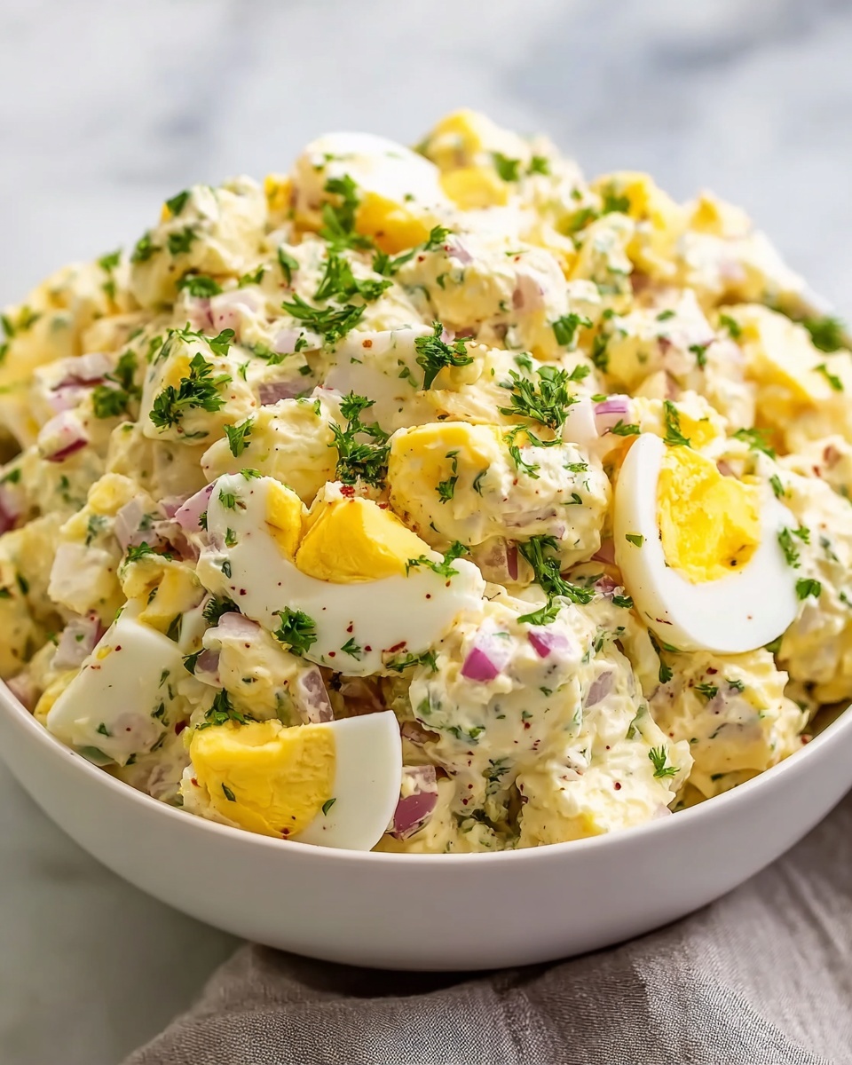 Perfect Egg Salad With Homemade Dressing Recipe - Recipe Image