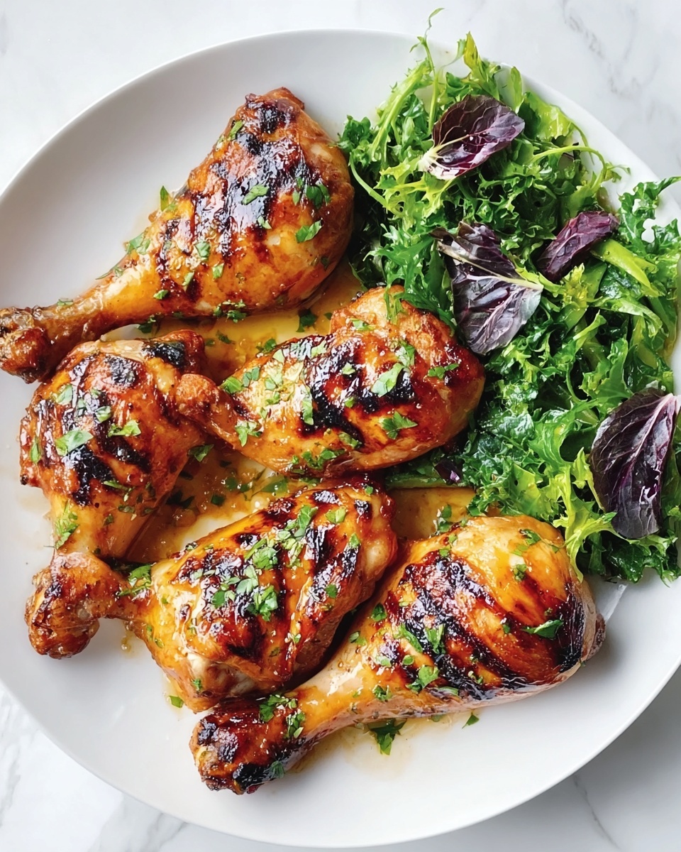 Simple Buttermilk Brined Roast Chicken Legs Recipe - Recipe Image