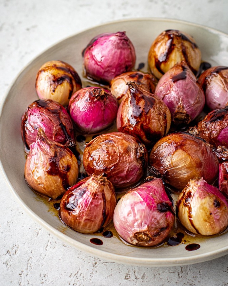 Whole Roasted Shallots with Balsamic and Herbs Recipe - Recipe Image