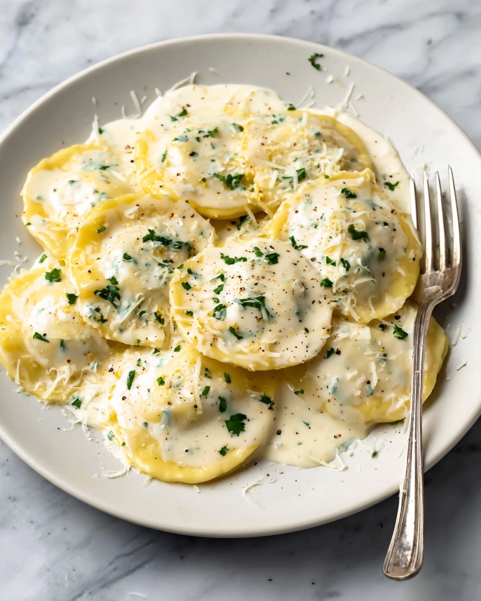White Wine Cream Sauce for Ravioli Recipe - Recipe Image