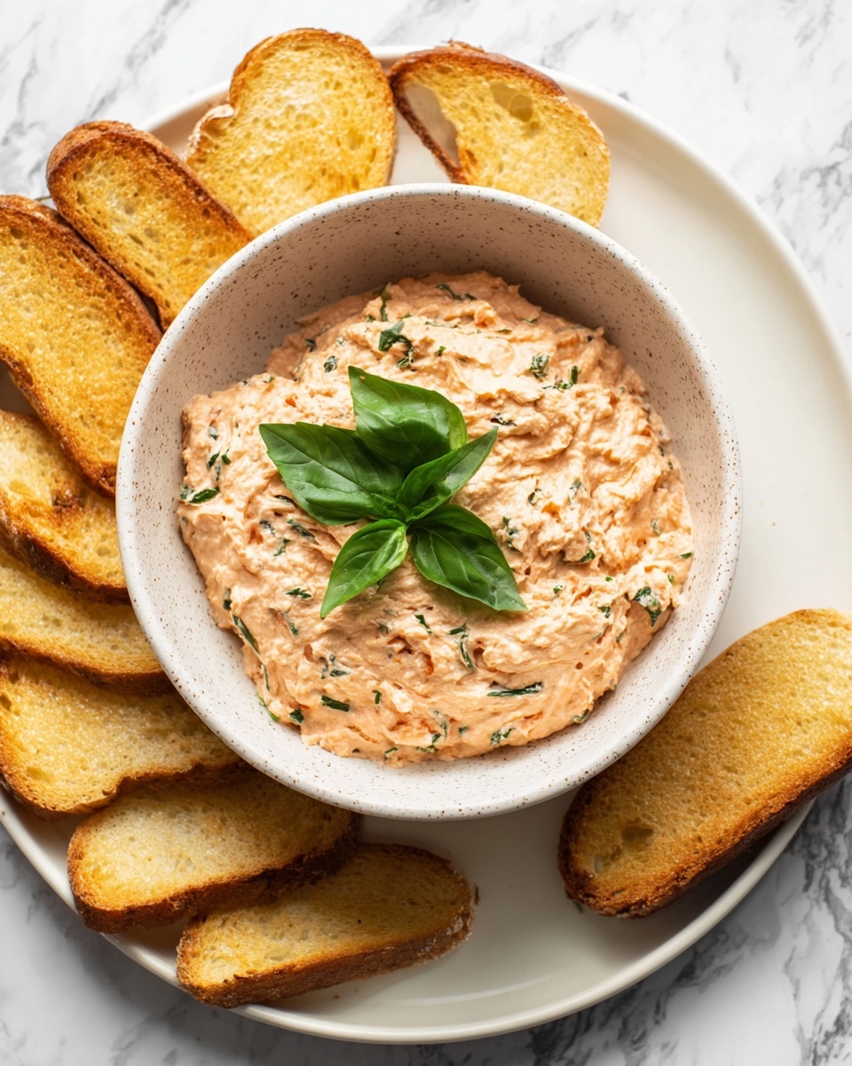 Whipped Goat Cheese Dip with Sun-Dried Tomatoes and Fresh Herbs Recipe - Recipe Image