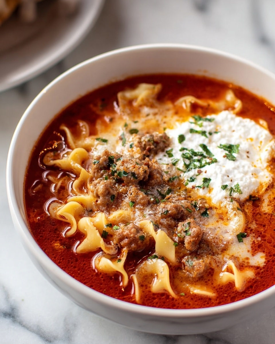 Easy Lasagna Soup Recipe - Recipe Image