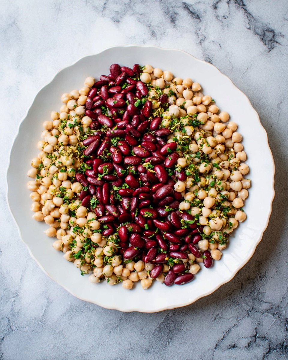 Kidney Bean and Chickpea Salad Recipe - Recipe Image