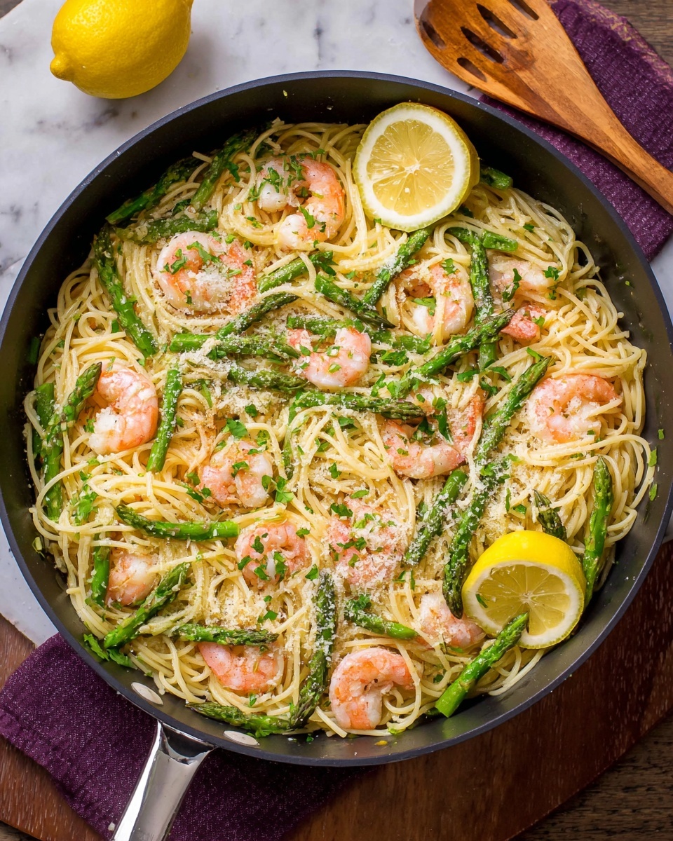 Garlic Butter Shrimp Scampi Pasta Recipe - Recipe Image