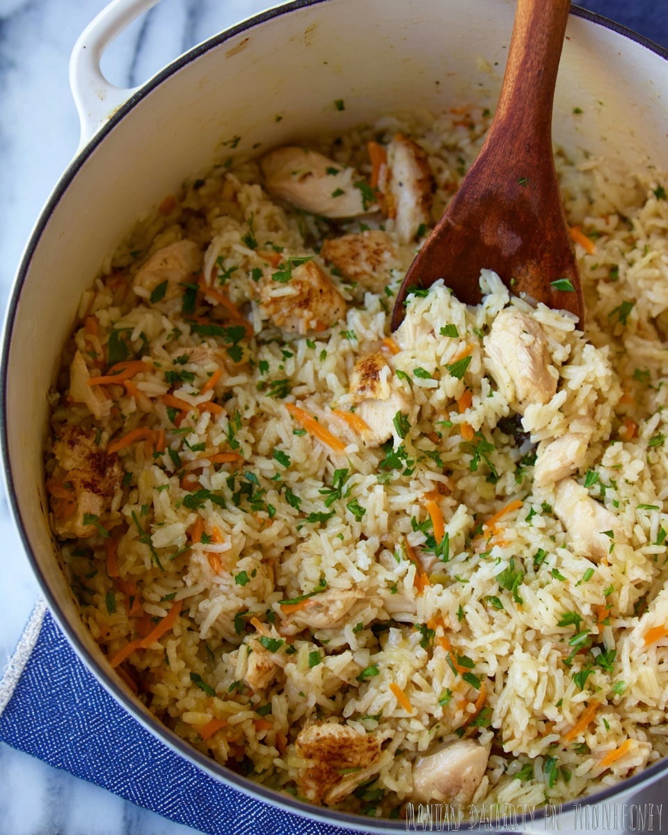 Creamy Chicken and Rice Skillet Recipe - Recipe Image