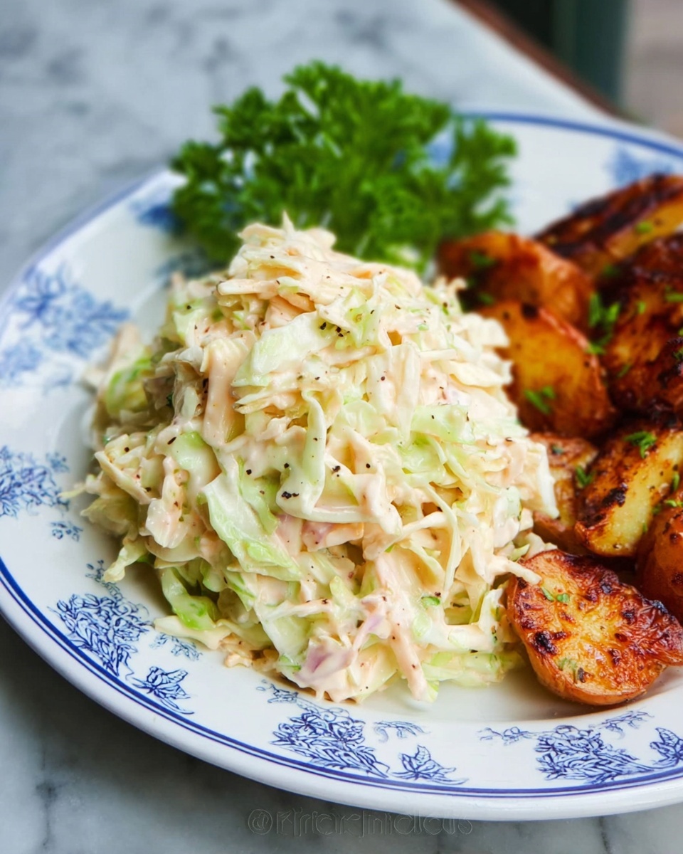 Creamy Apple Cole Slaw Recipe - Recipe Image