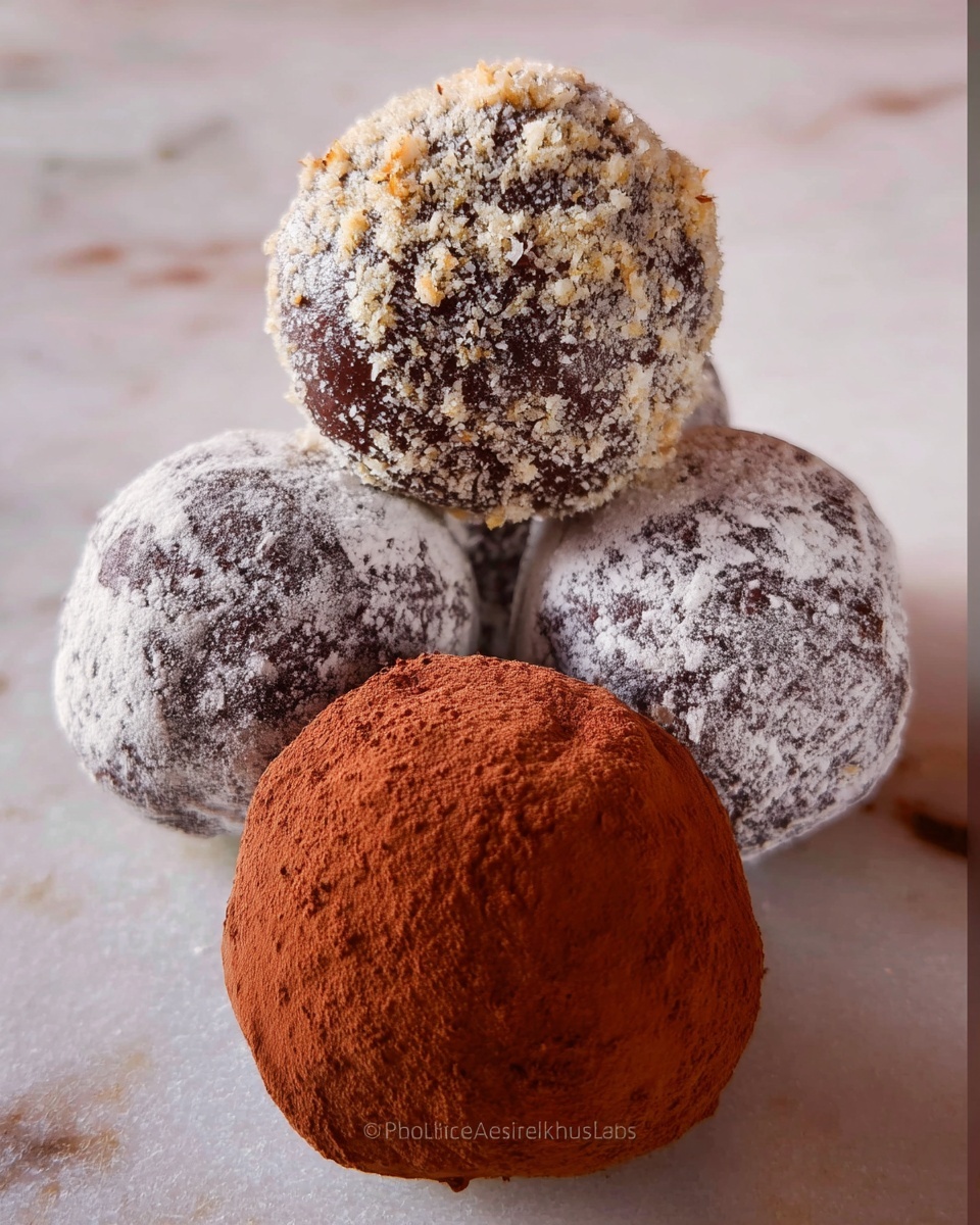 Cream Cheese Chocolate Truffles Recipe - Recipe Image