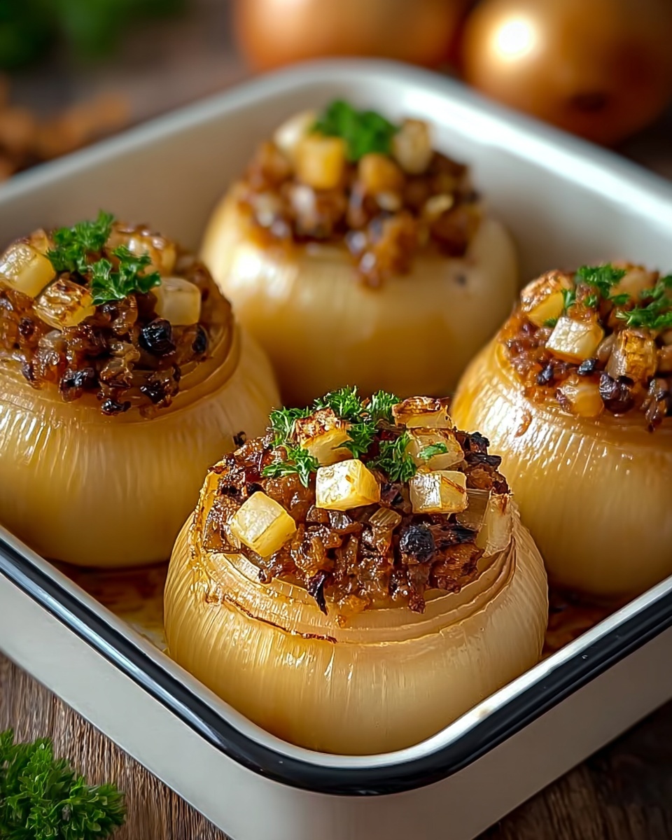 Greek Stuffed Onions – A Hearty, Flavorful Mediterranean Classic Recipe - Recipe Image