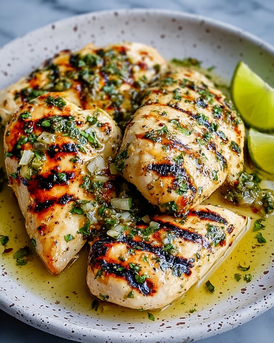 Grilled Salsa Verde Pepper Jack Chicken Recipe - Recipe Image