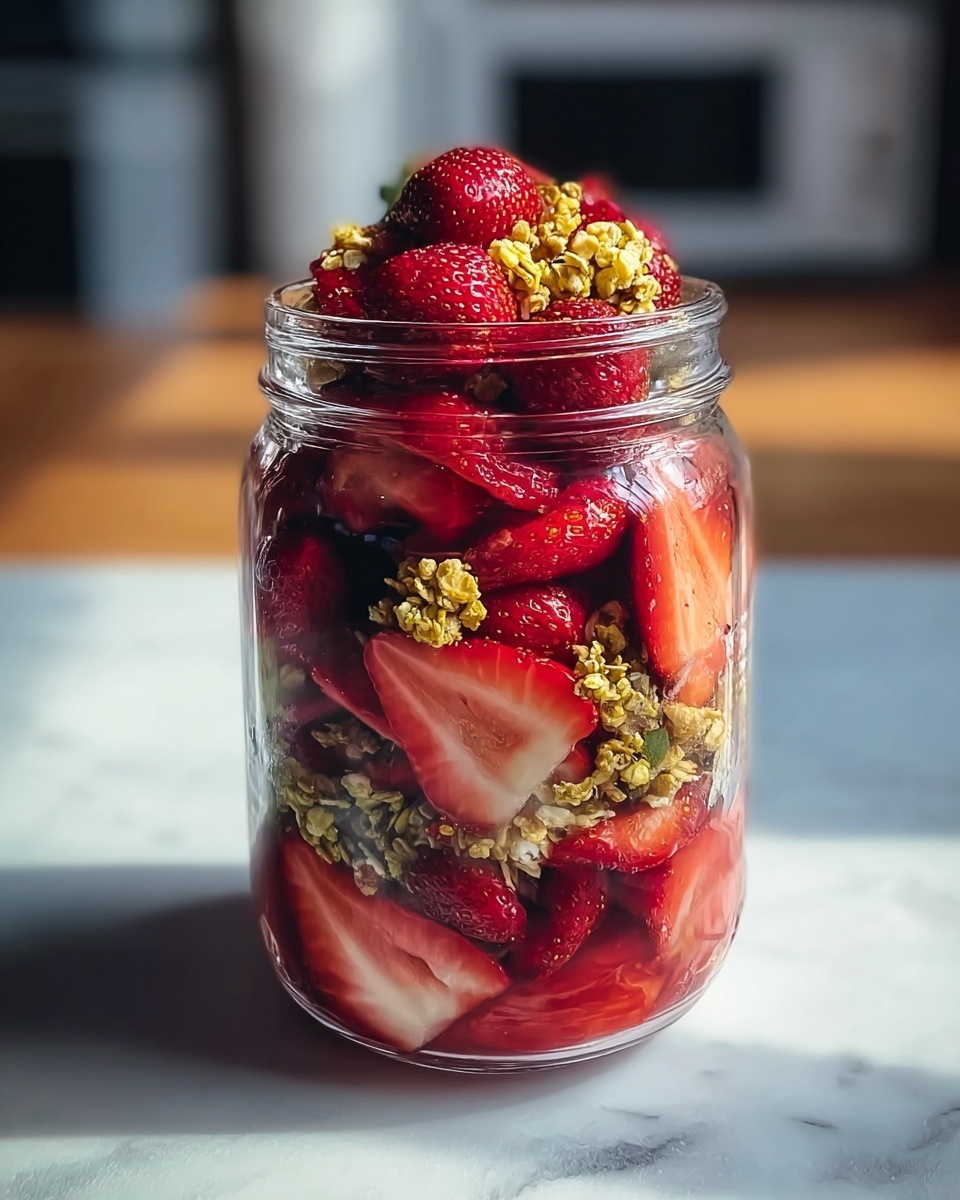 Refreshing Dubai Strawberry Cup Recipe - Recipe Image