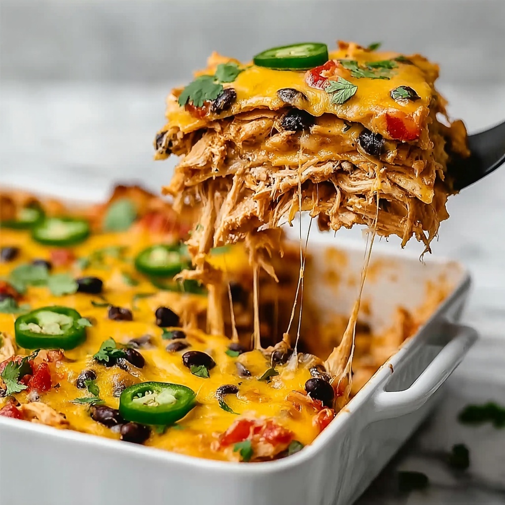 Chicken Burrito Casserole Recipe - Recipe Image