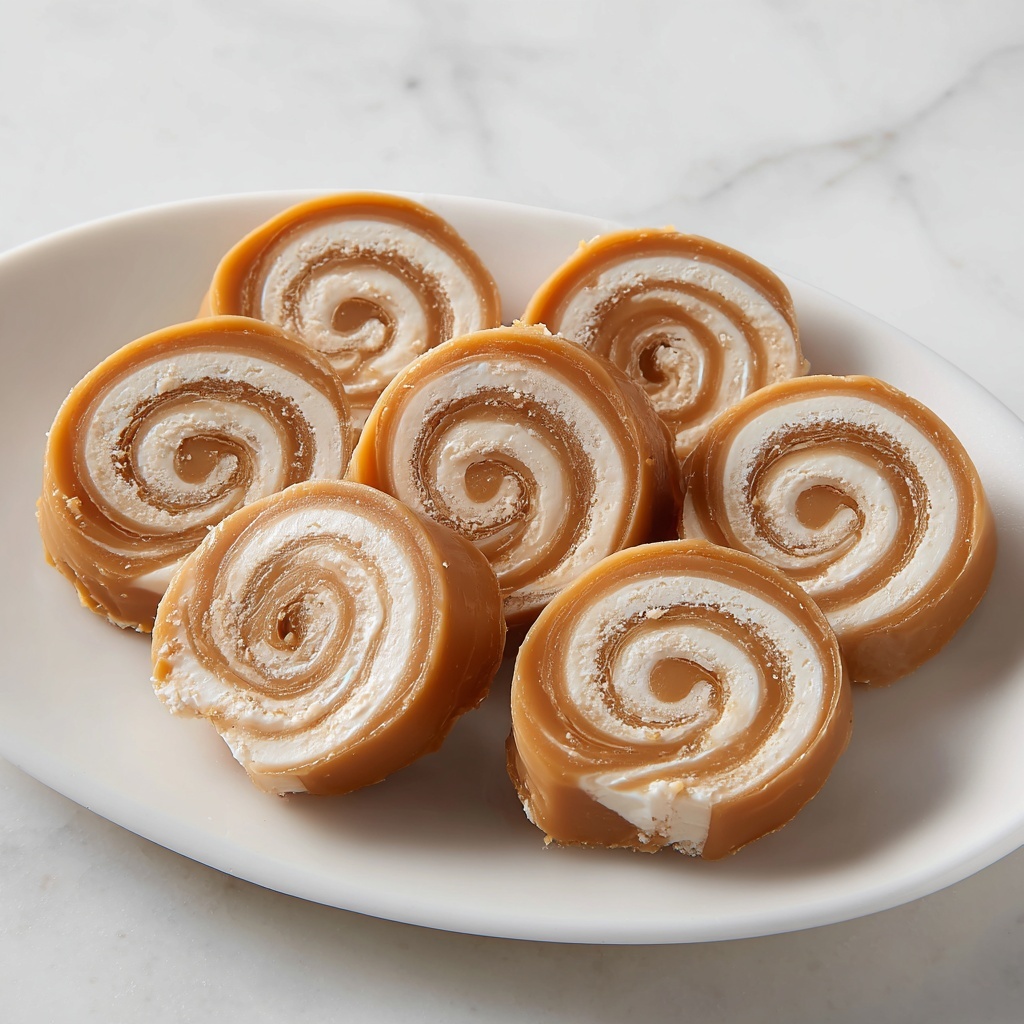 No-Bake Peanut Butter Pinwheels (Old-Fashioned Potato Candy Style) Recipe - Recipe Image