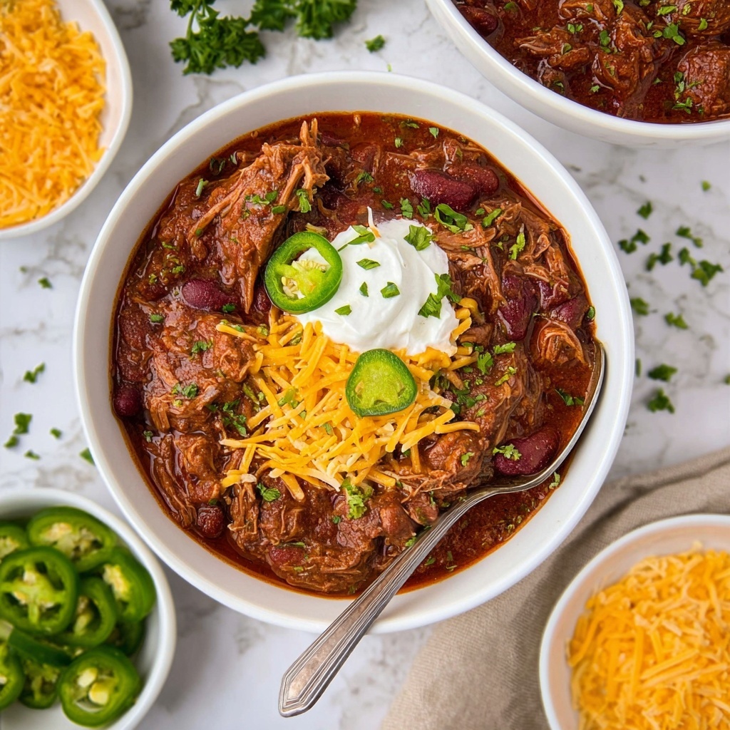 Slow Cooker Chuck Roast Chili Recipe - Recipe Image