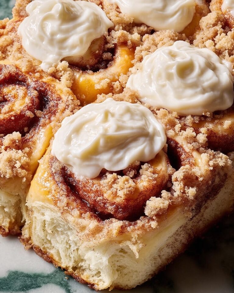 Peach Cobbler Cinnamon Rolls Recipe