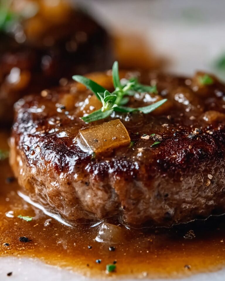 Salisbury Steak with Rich Mushroom Gravy Recipe
