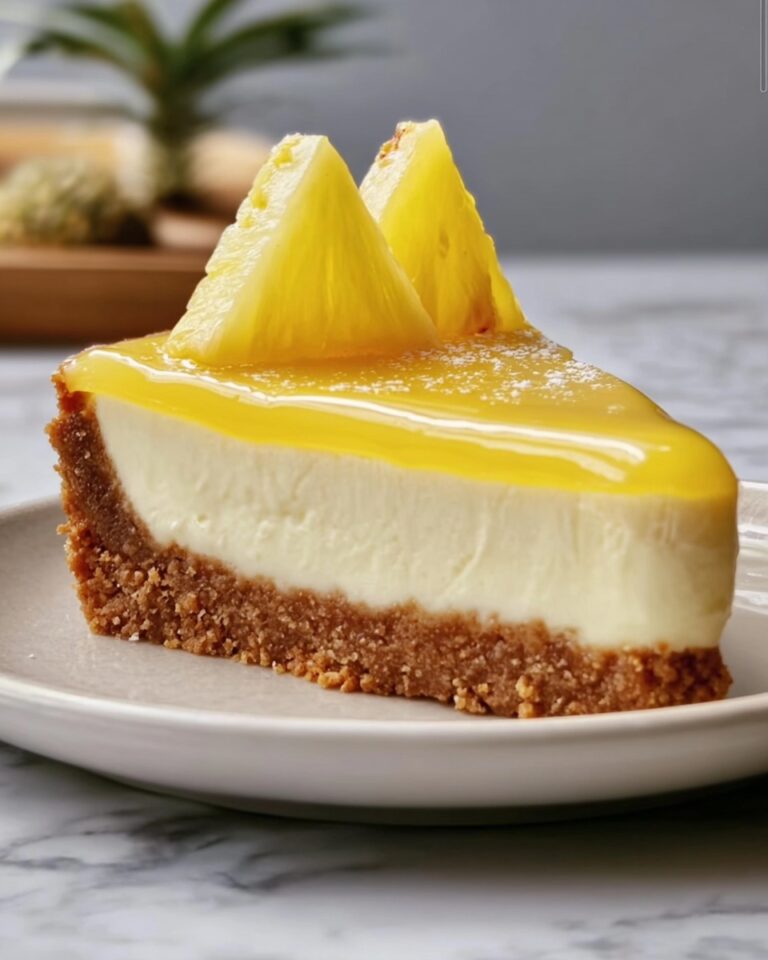 Cheesecake with Pineapple Mousse Recipe