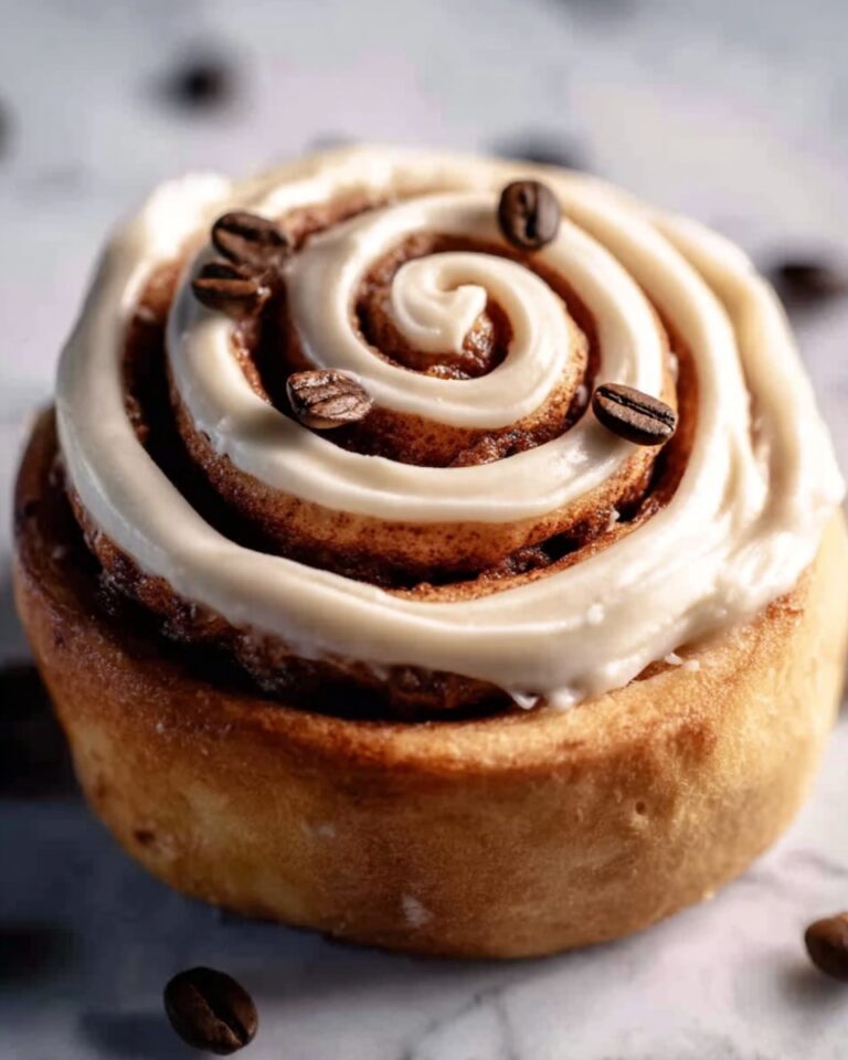 Coffee Cinnamon Rolls with Light Brown Coffee Frosting Recipe
