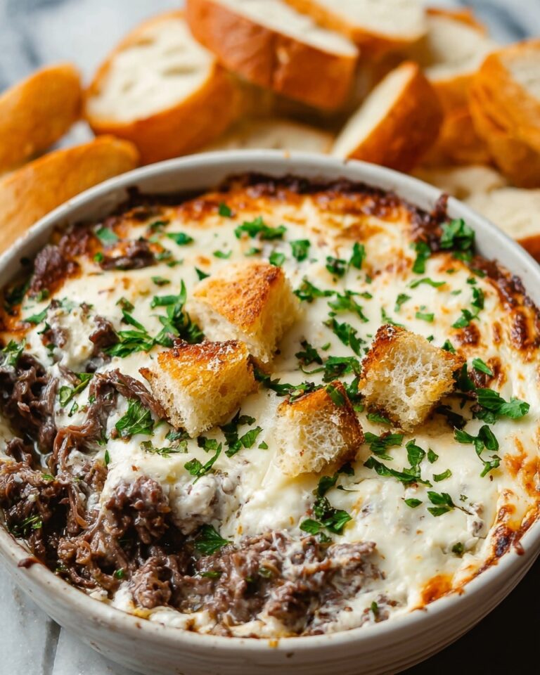 Pot Roast Beef Philly Cheese Steak Dip Recipe