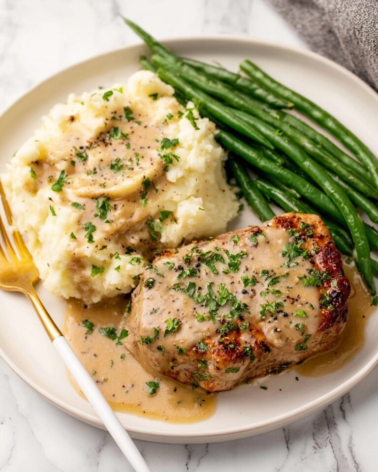 Creamy White Wine Pork Chops Recipe