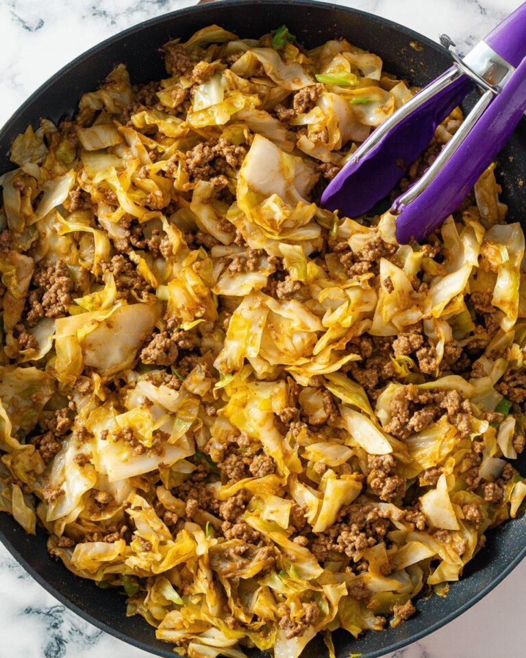 Ground Beef and Cabbage Skillet Recipe