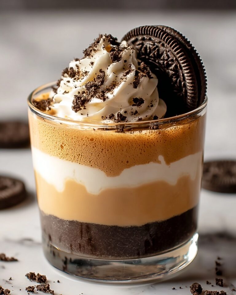 Creamy Espresso Mocha Mocktail with Oreo Crunch Recipe