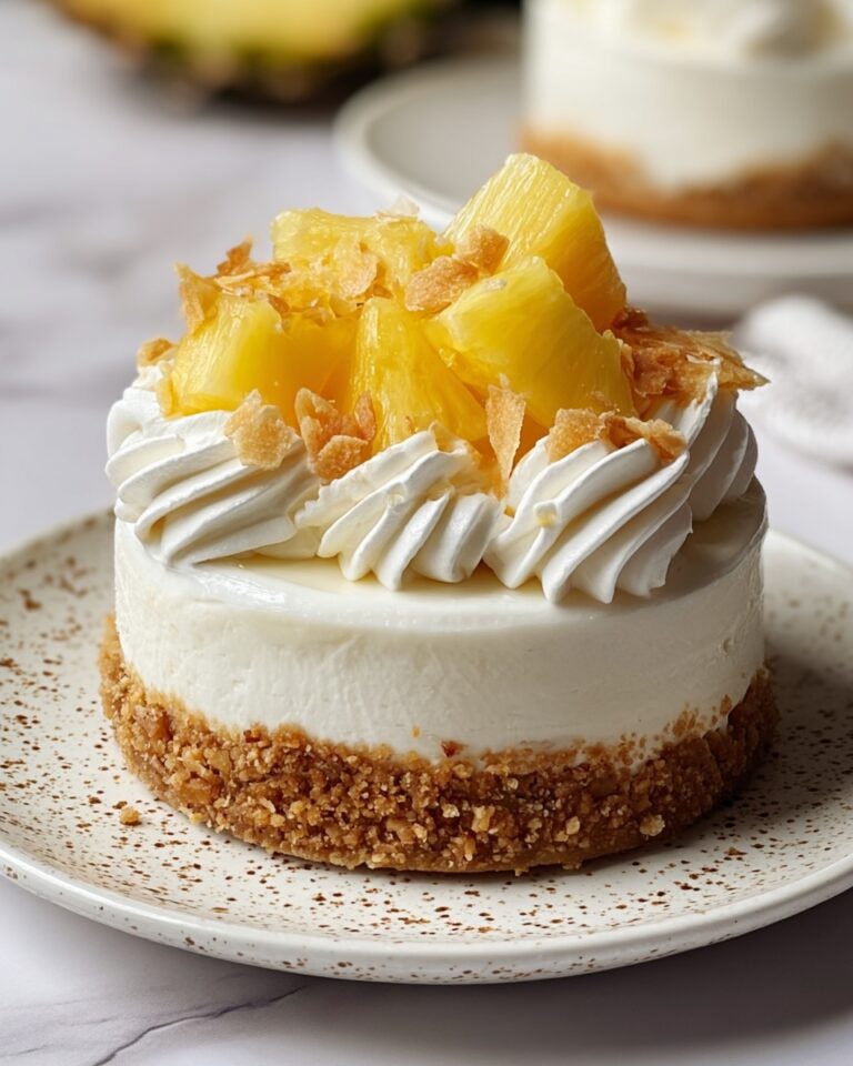 No-Bake Pineapple Heaven Cheesecake Dessert Recipe