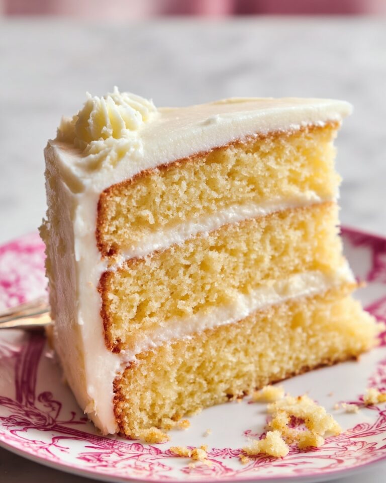 Vanilla Cake with Buttercream Frosting and Confetti Decorations Recipe