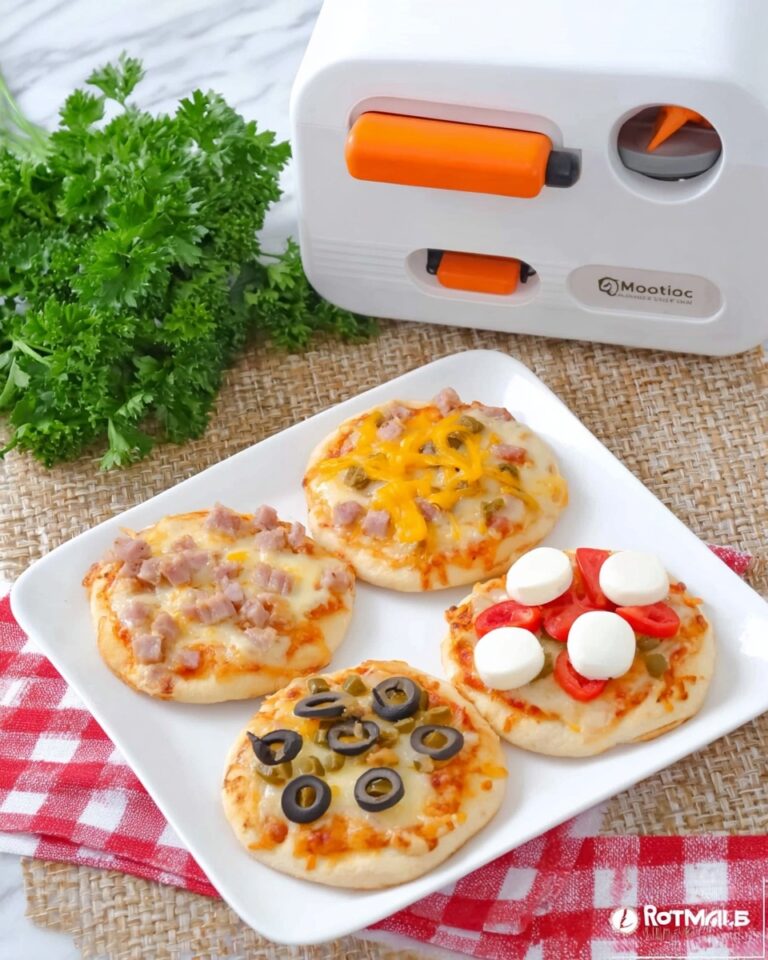 Homemade Flatbread Pizzas with Rotimatic Recipe