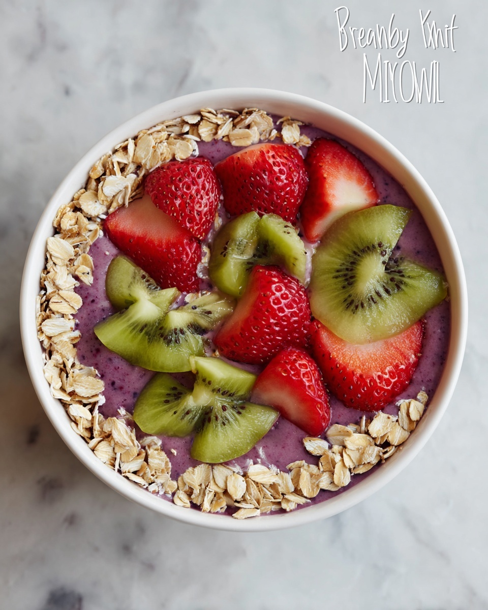 Very Berry Kiwi Smoothie Bowl Recipe - Recipe Image