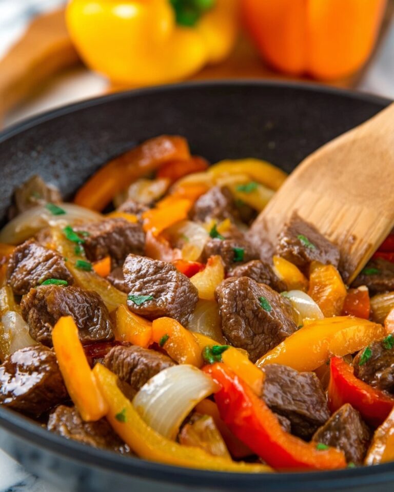 Beef Tips and Peppers Recipe