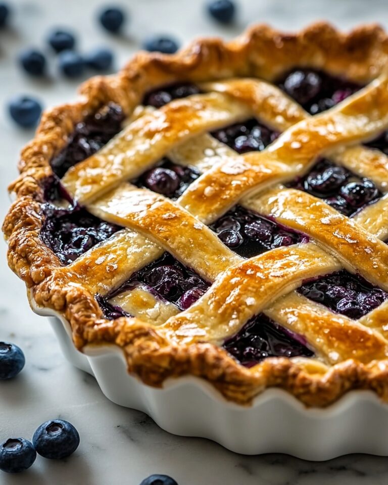 Perfect Homemade Blueberry Pie Recipe