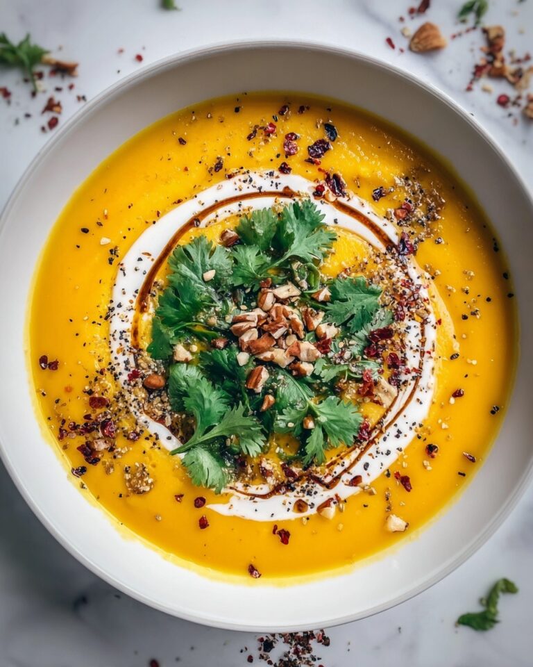 Creamy Turmeric Coconut Butternut Squash Soup Recipe