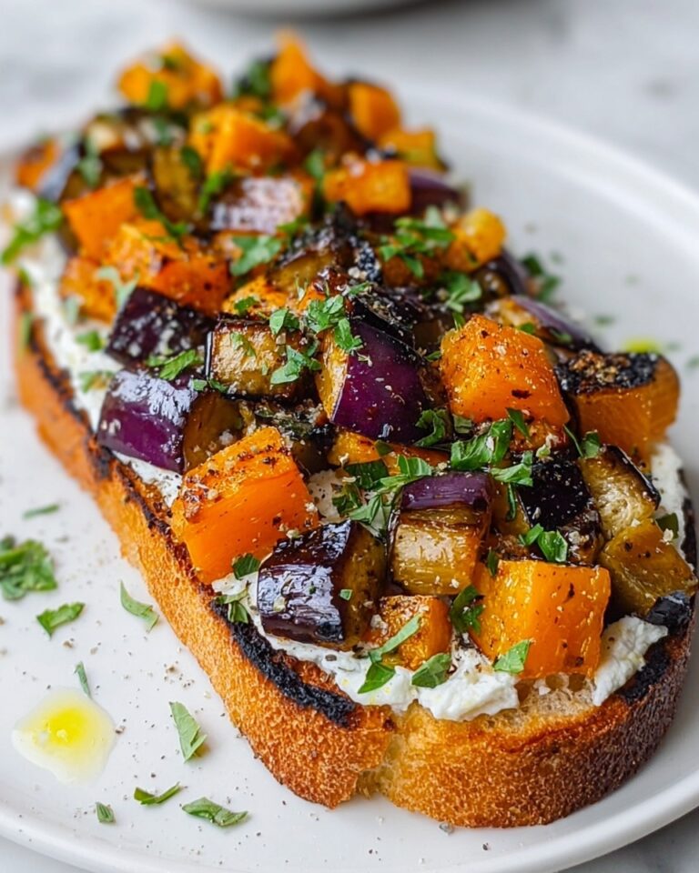 Simple Butternut Squash and Goat Cheese Bruschetta Recipe