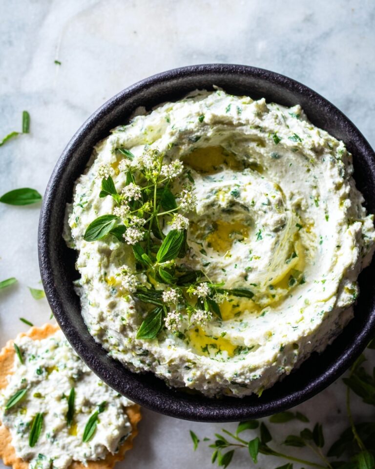 Whipped Feta with Fresh Herbs Recipe