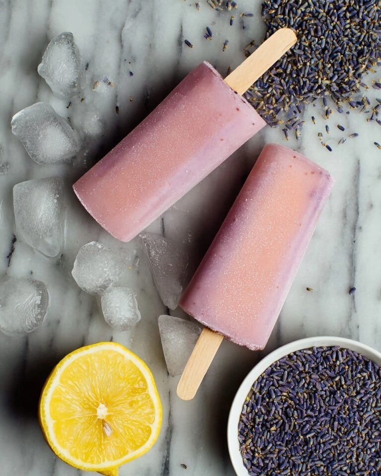 Lavender Lemonade Popsicles Recipe