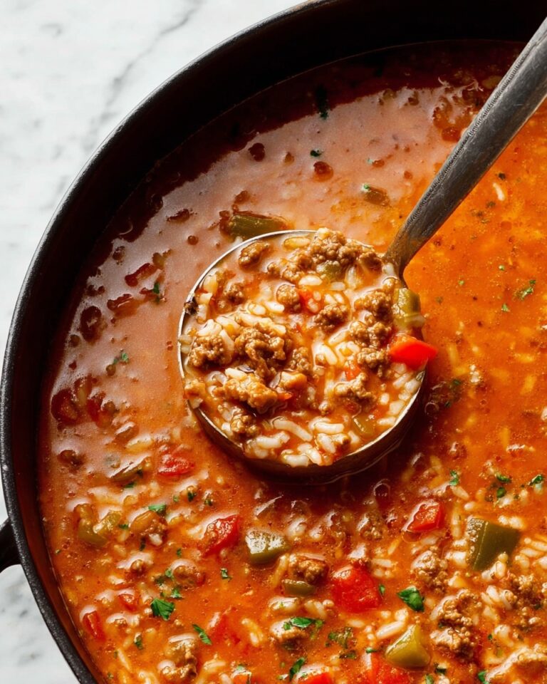 Easy Stuffed Pepper Soup Recipe