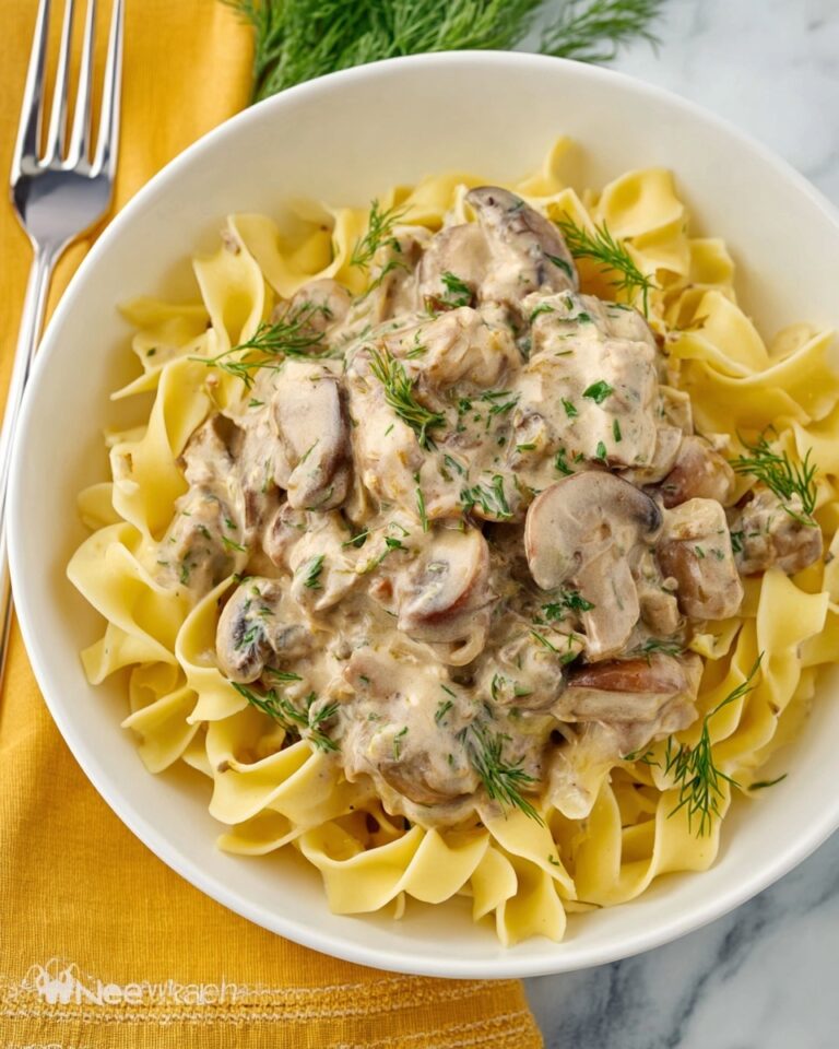 Slow-Cooked Beef Stroganoff Recipe