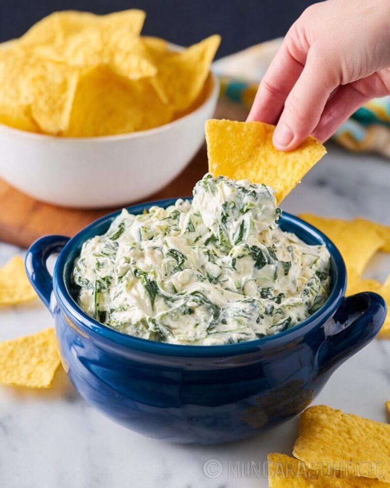 Skinny Spinach and Artichoke Dip Recipe